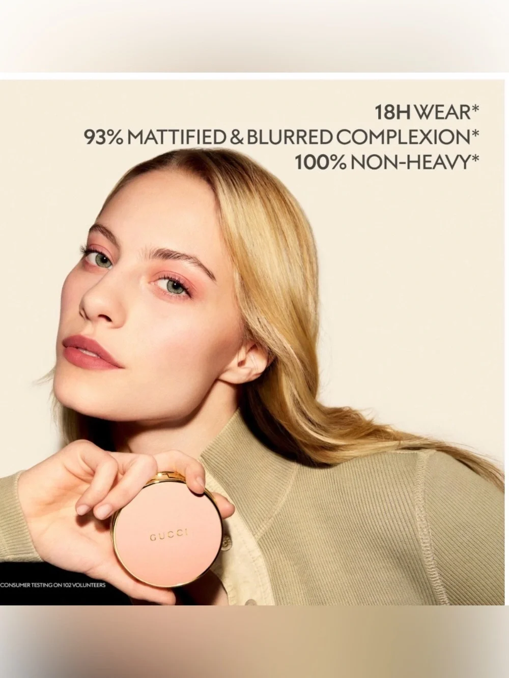 Gucci instantly complexion ingredient